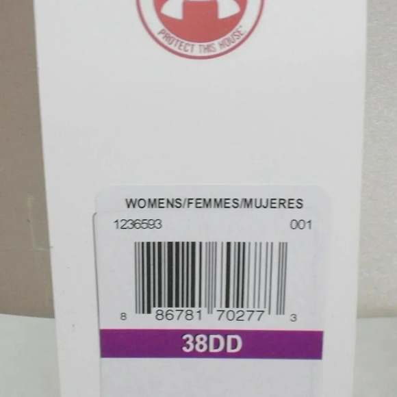38A BRAND NEW Under Armour Protegee Zip-Front WireFree Sport Bra NWT - Picture 9 of 16